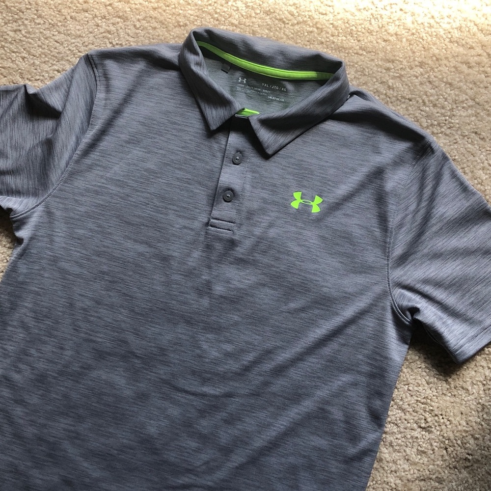 Under Armour polo button up collar with logo